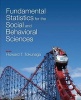 Fundamental Statistics for the Social and Behavioral Sciences (Paperback) - Howard T Tokunaga Photo