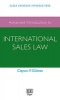 Advanced Introduction to International Sales Law (Paperback) - Clayton P Gillette Photo