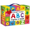 Bright Toddler: ABC Jigsaw and Book Set (Board book) - Roger Priddy Photo