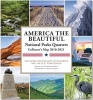 America the Beautiful: National Parks Quarters Collector's Map 2010-2021 - Including the District of Columbia and the Us Territories - Peter Pauper Press Photo