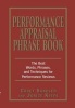 Performance Appraisal Phrase Book - The Best Words, Phrases, and Techniques for Performace Reviews (Paperback) - Corey Sandler Photo