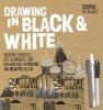 Drawing in Black & White - Creative Exercises, Art Techniques, and Explorations in Positive and Negative Design (Paperback) - Deborah Velasquez Photo