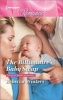 The Billionaire's Baby Swap (Large print, Paperback, large type edition) - Rebecca Winters Photo