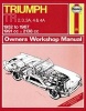 Triumph TR2/3/4 Owner's Workshop Manual (Paperback) -  Photo