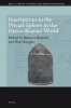 Inscriptions in the Private Sphere in the Greco-Roman World (Hardcover) - Rebecca Benefiel Photo