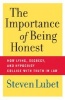 The Importance of Being Honest - How Lying, Secrecy, and Hypocrisy Collide with Truth in Law (Hardcover) - Steven Lubet Photo