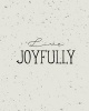 Joyfully, Quote Inspiration Notebook, Dream Journal Diary, Dot Grid - Blank No L - Inspiring Your Ideas and Tips for Hand Lettering Your Own Way to Beautiful Works and Life (Paperback) - Mind Publisher Photo