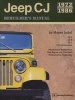 Jeep CJ Rebuilder's Manual: 1972 to 1986 (Paperback) - Moses Ludel Photo