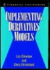 Implementing Derivatives Models (Hardcover) - Les Clewlow Photo