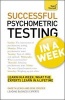 Successful Psychometric Testing in a Week: Teach Yourself - Using Psychometric Tests in Seven Simple Steps (Paperback) - Gareth Lewis Photo