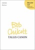 Tallis Canon - Vocal Score (Sheet music) - Thomas Tallis Photo