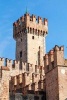 Scaliger Castle of Sirmione at Lake Garda Italy - 150 Page Lined Notebook/Diary (Paperback) - Cool Image Photo