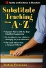 Substitute Teaching from A to Z (Paperback) - Barbara Pressman Photo