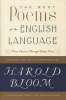 The Best Poems of the English Language - From Chaucer Through Robert Frost (Paperback) - Harold Bloom Photo