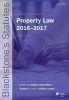 Blackstone's Statutes on Property Law 2016-2017 (Paperback, 24th Revised edition) - Meryl Thomas Photo