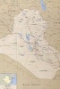 The National Map of Iraq - Blank 150 Page Lined Journal for Your Thoughts, Ideas, and Inspiration (Paperback) - Unique Journal Photo