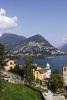 Lugano Scenery by Spire of Chiesa Di Santa Maria Degli Angeli Church Journal - 150 Page Lined Notebook/Diary (Paperback) - Cool Image Photo