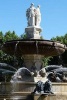 A Beautiful Fountain in AIX, France - Blank 150 Page Lined Journal for Your Thoughts, Ideas, and Inspiration (Paperback) - Unique Journal Photo