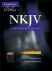 NKJV Clarion Reference Edition NK484: X Black Calf Split Leather (Leather / fine binding) -  Photo