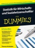 Statistik fur Wirtschafts- und Sozialwissenschaftler Fur Dummies (German, Paperback) - Thomas Krickhahn Photo