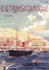 Carnet Ligne Affiche Transatlantique Alger (French, Paperback) - Fernand Le Quesne Photo