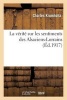 La Verite Sur Les Sentiments Des Alsaciens-Lorrains (French, Paperback) - Krumholtz C Photo