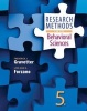 Research Methods for the Behavioral Sciences - A Research-Based Experiential Approach (Hardcover, 5th Revised edition) - Frederick J Gravetter Photo