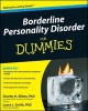 Borderline Personality Disorder For Dummies (Paperback) - Charles H Elliott Photo