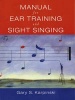 Manual for Ear Training and Sight Singing (CD-ROM, New) - Gary S Karpinski Photo