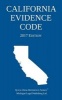 California Evidence Code; 2017 Edition (Paperback) - Michigan Legal Publishing Ltd Photo