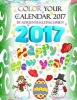 Color Your Calendar 2017! (Paperback) - Adrienne Kleinschmidt Photo