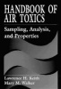 Handbook of Air Toxics - Sampling, Analysis and Properties (Hardcover) - Lawrence H Keith Photo