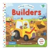 Flip and Find Builders - A Guess Who/Where Flap Book About Builders (Board book, Main Market Ed.) - Samantha Meredith Photo