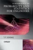 Fundamentals of Probability and Statistics for Engineers (Paperback, New) - TT Soong Photo