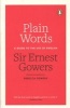 Plain Words (Paperback) - Rebecca Gowers Photo