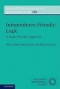 Independence-Friendly Logic - A Game-Theoretic Approach (Paperback) - Allen Mann Photo