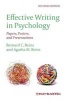 Effective Writing in Psychology - Papers, Posters,and Presentations (Paperback, 2nd Revised edition) - Bernard B Beins Photo