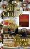 Steeped in Evil (Paperback) - Laura Childs Photo