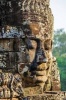 Close-Up of Stone Faces in Bayon Temple Siem Reap Cambodia Journal - 150 Page Lined Notebook/Diary (Paperback) - Cool Image Photo