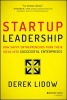 Startup Leadership - How Savvy Entrepreneurs Turn Their Ideas into Successful Enterprises (Hardcover, New) - Derek Lidow Photo