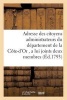 Adresse Des Citoyens Administrateurs Du Departement de La Cote-D'Or, a Lui Joints Deux Membres (French, Paperback) - Sans Auteur Photo