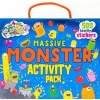 Massive Monster Activity Pack - With 4 Books and 500 Beastly Stickers (Paperback) - Parragon Books Photo