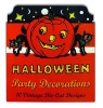 Halloween Party Decorations - 10 Vintage Die-Cut Designs - Laughing Elephant Publishing Photo