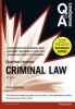 Law Express Question and Answer: Criminal Law (Q&A Revision Guide) (Paperback, 3rd Revised edition) - Nicola Monaghan Photo