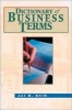 Dictionary of Business Terms (Hardcover, 1991. 2nd Print) - Jae K Shim Photo