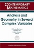 Analysis and Geometry in Several Complex Variables (Paperback) - Shiferaw Berhanu Photo