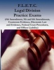 F.L.E.T.C. Legal Division Practice Exams - (4th Amendment, 5th and 6th Amendments, Courtroom Evidence, Electronic Law and Evidence, Federal Court Procedures, and Officer Liability) (Paperback) - Department of Homeland Security Photo