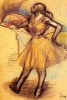 ''Dancer with a Fan Study'' by Edgar Degas - Journal (Blank / Lined) (Paperback) - Ted E Bear Press Photo