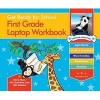 Get Ready for School First Grade Laptop Workbook - Sight Words, Beginning Reading, Handwriting, Vowels & Consonants, Word Families (Spiral bound) - Heather Stella Photo