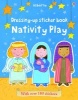 Dressing Up Sticker Book Nativity Play (Paperback) - Felicity Brooks Photo